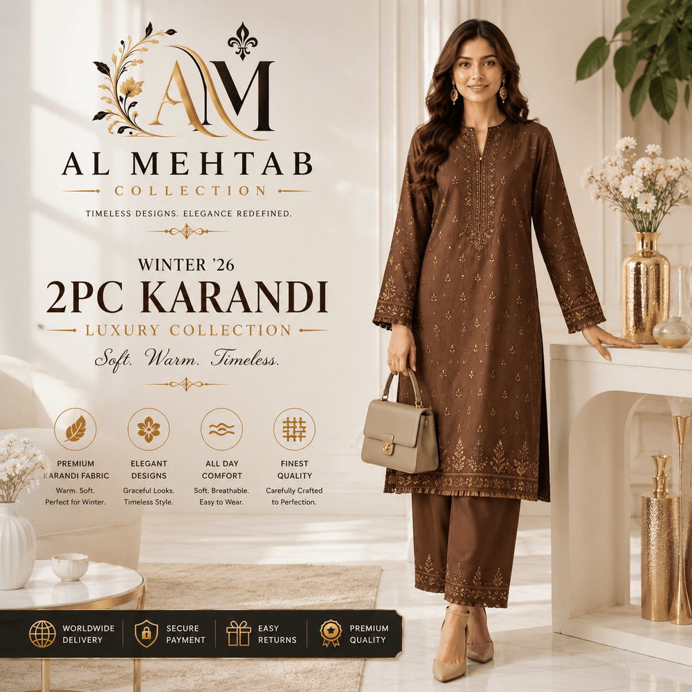 2PC KARANDI - AL- Mehtab Collection 