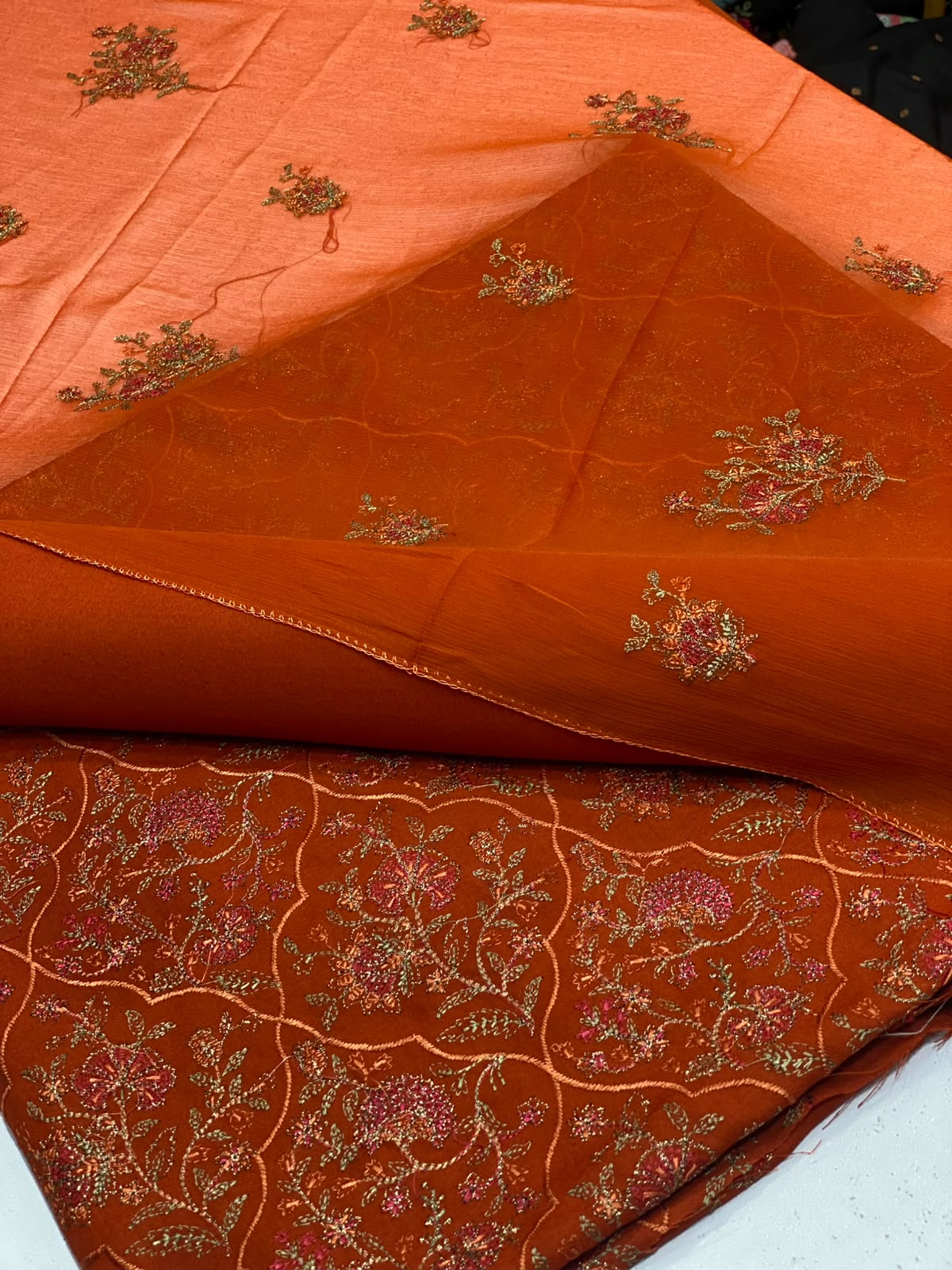 3PC KARANDI - AL- Mehtab Collection