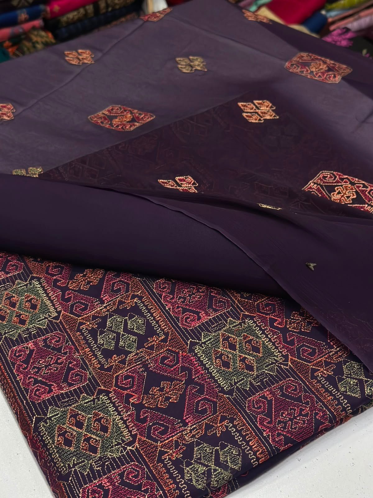 3PC KARANDI - AL- Mehtab Collection